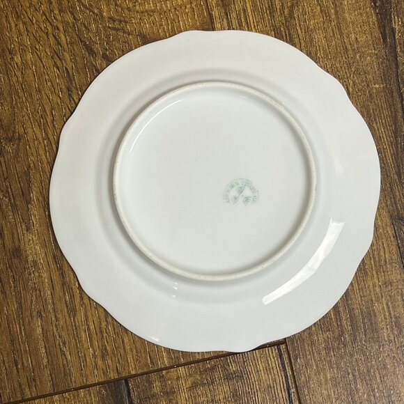 Three Crowns Germany Hand-Painted Vintage Decorative Plate 6-1/4" - Picture 5 of 6